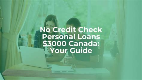 No Credit Check Personal Loans 3000